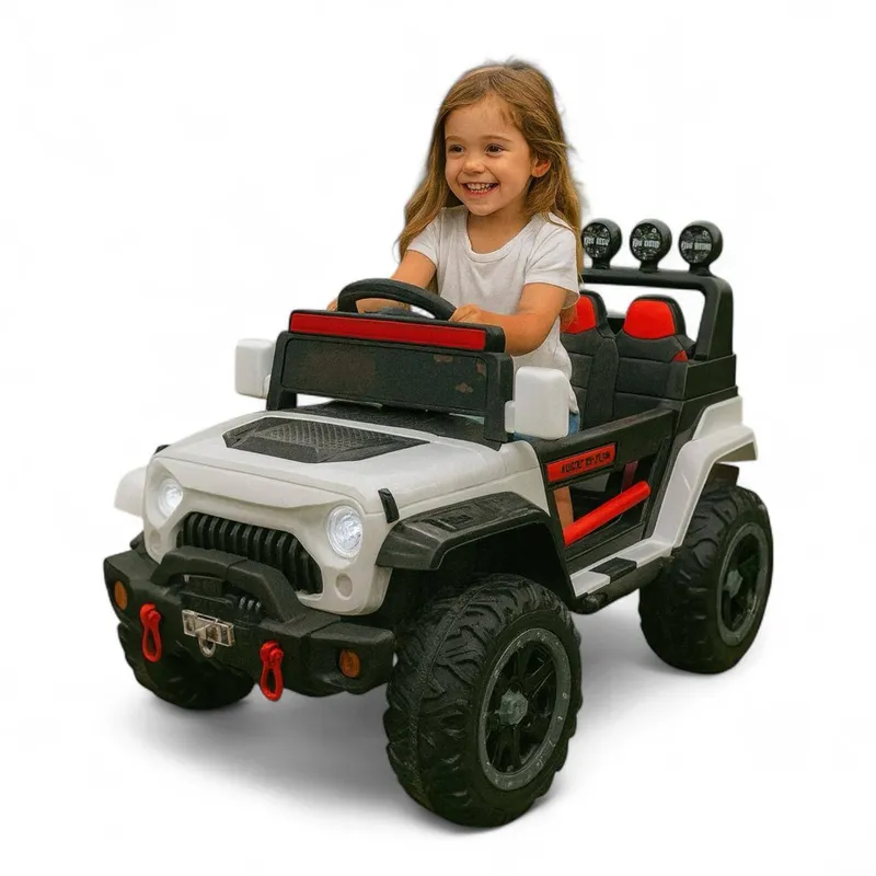 BRITOCHET - Carro Eléctrico Para Niños 4x4 Llanta Goma Cremoto Bluetooth REF X15A