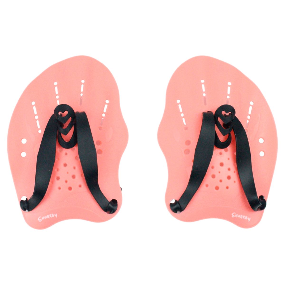 VITTORIA - Kit Paletas X2 Mano Natación 1 Par De Aletas Entrenamiento Rosado Adul