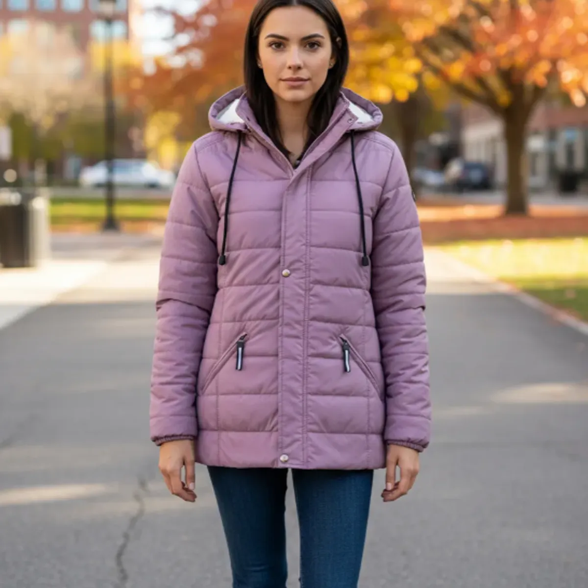 CAELI - chaqueta abrigo ovejera ovegera  MUJER lluvia frio semi impermeable marca CAELI