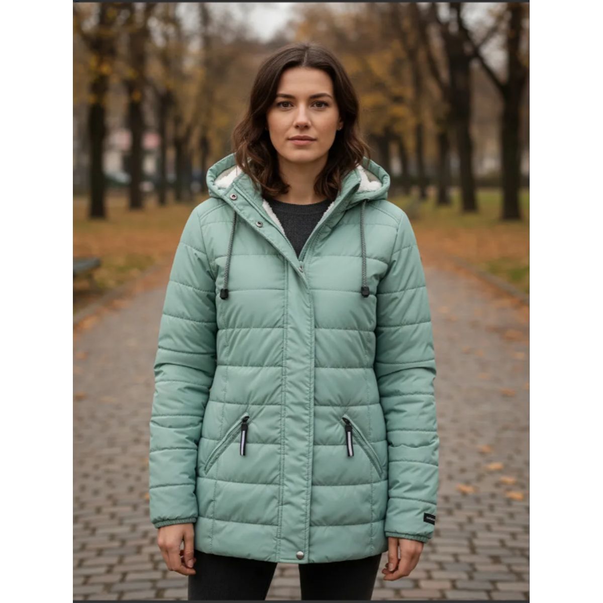 CAELI - chaqueta abrigo ovejera ovegera  MUJER lluvia frio semi impermeable marca CAELI