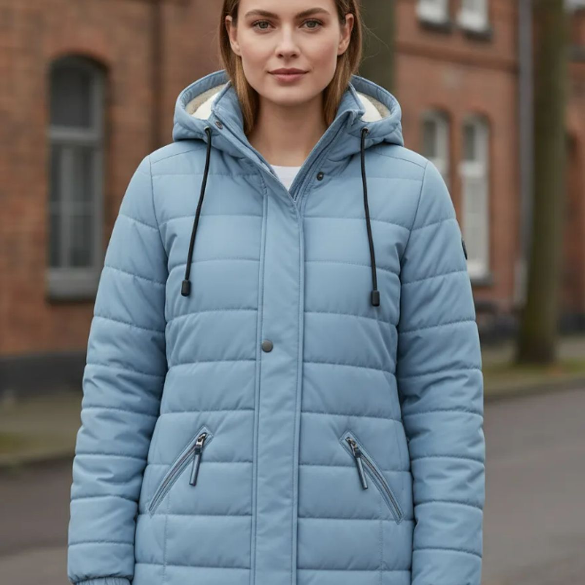 CAELI - chaqueta abrigo ovejera ovegera  MUJER lluvia frio semi impermeable marca CAELI