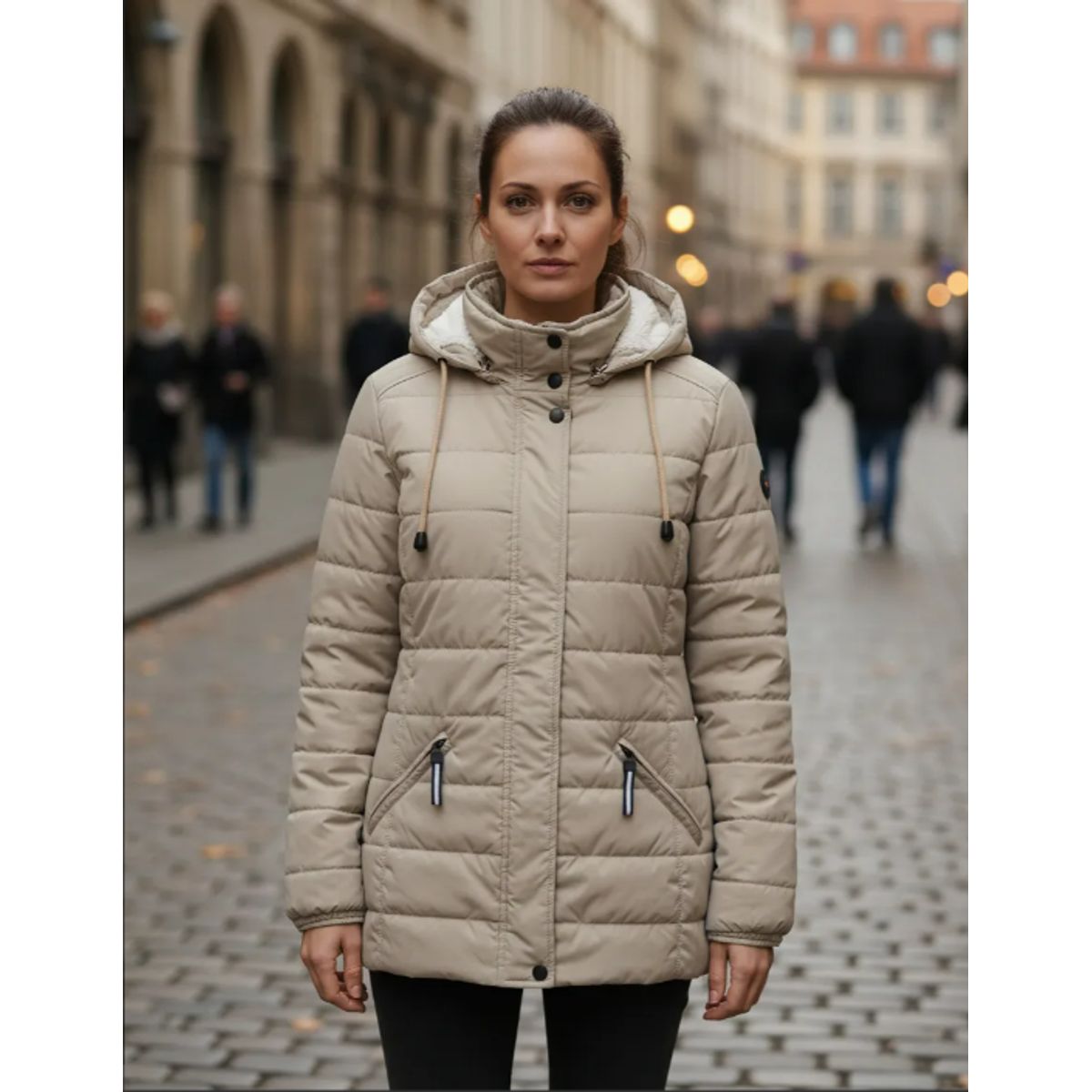 CAELI - chaqueta abrigo ovejera ovegera  MUJER lluvia frio semi impermeable marca CAELI