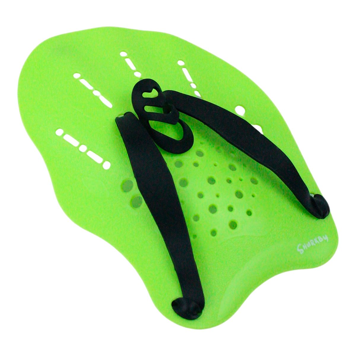 VITTORIA - Kit Paletas X2 Mano Natación 1 Par De Aletas Entrenamiento Verde Adult