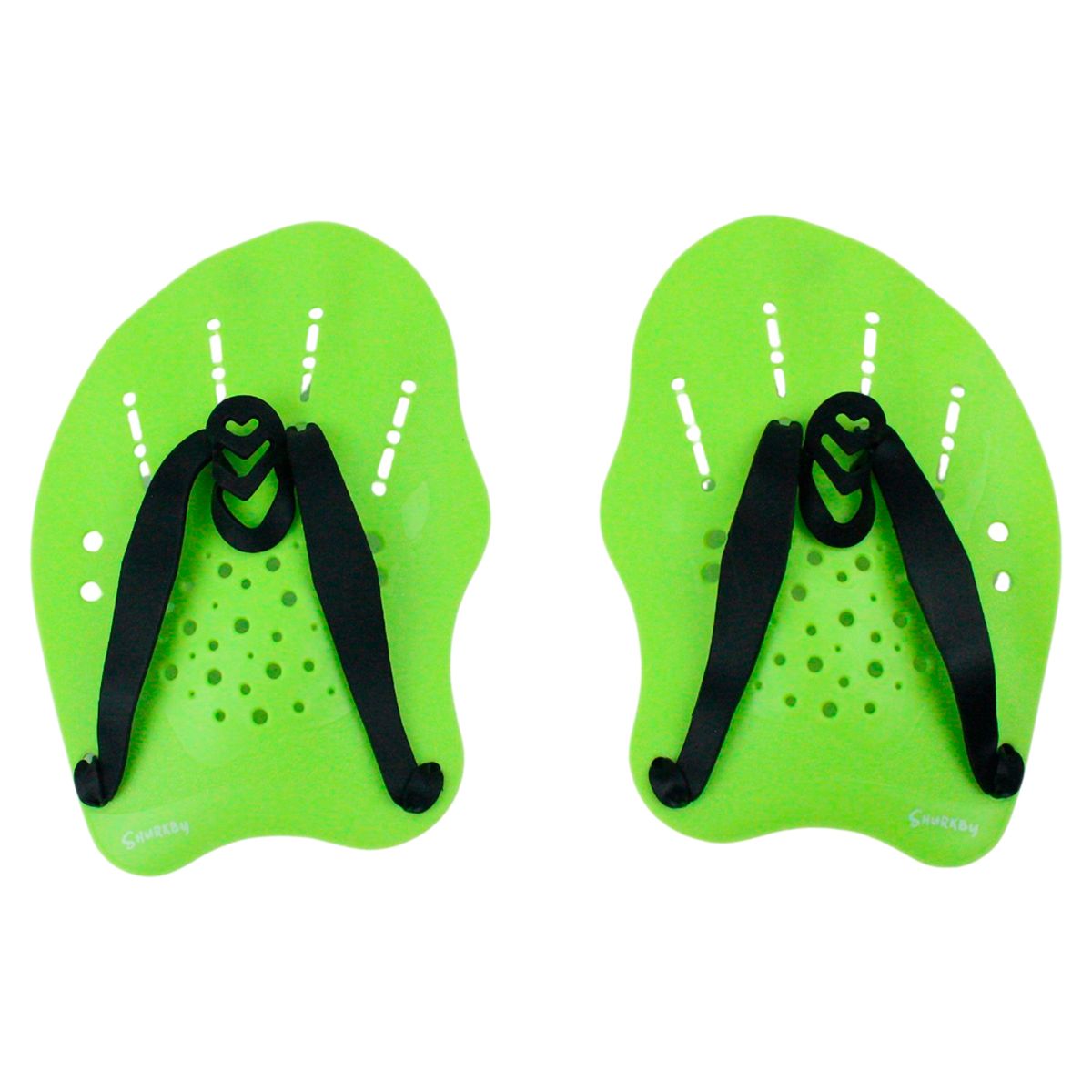 VITTORIA - Kit Paletas X2 Mano Natación 1 Par De Aletas Entrenamiento Verde Adult