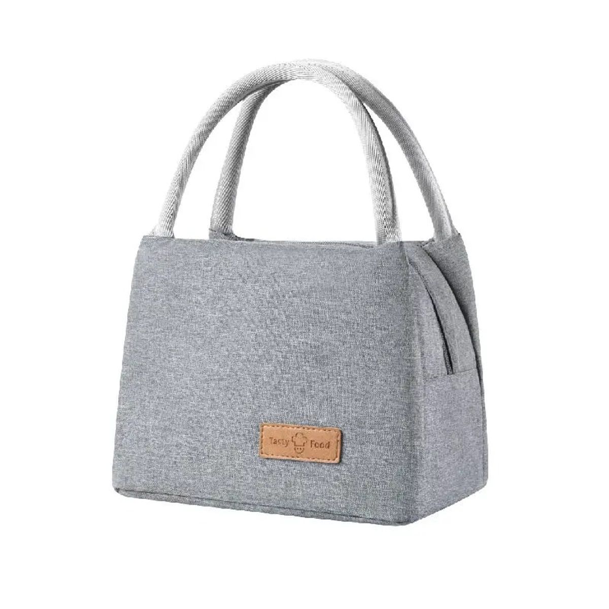4LIFE - LONCHERA TÉRMICA PORTA COMIDA BOLSA ALMUERZO-GRIS