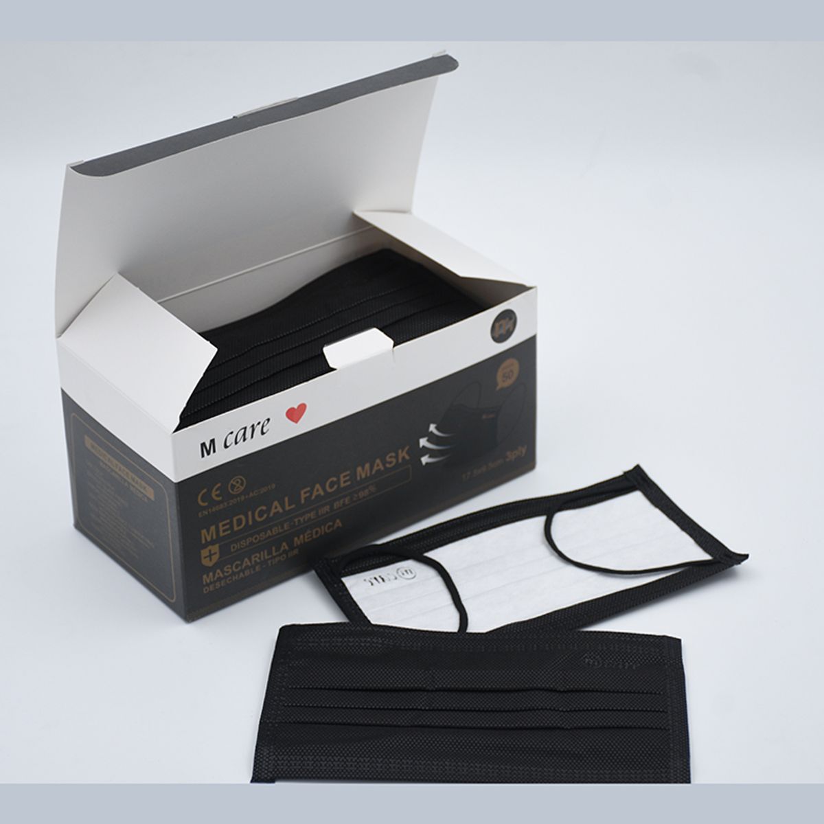 GENERICO - Tapabocas Negro empacado