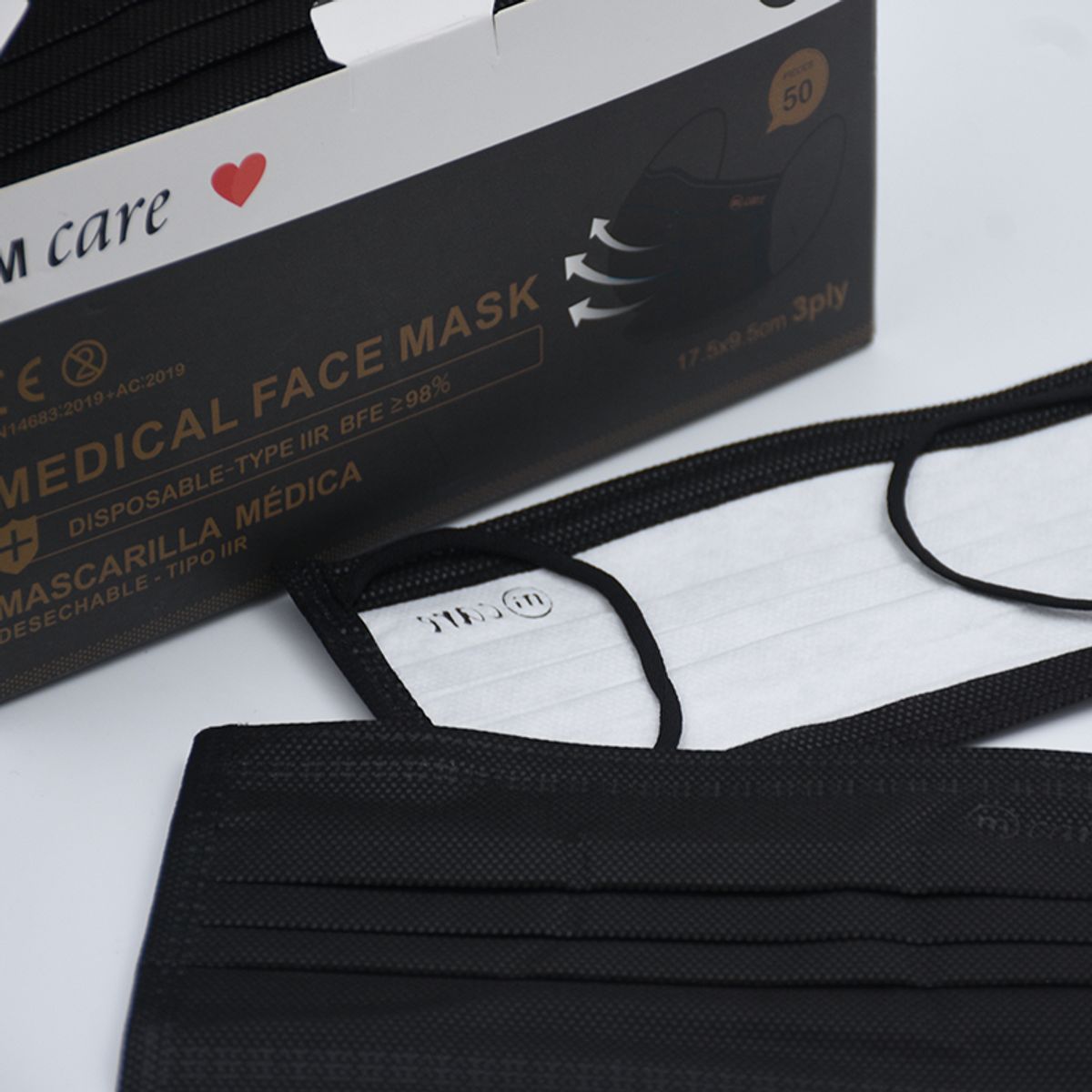 GENERICO - Tapabocas Negro empacado