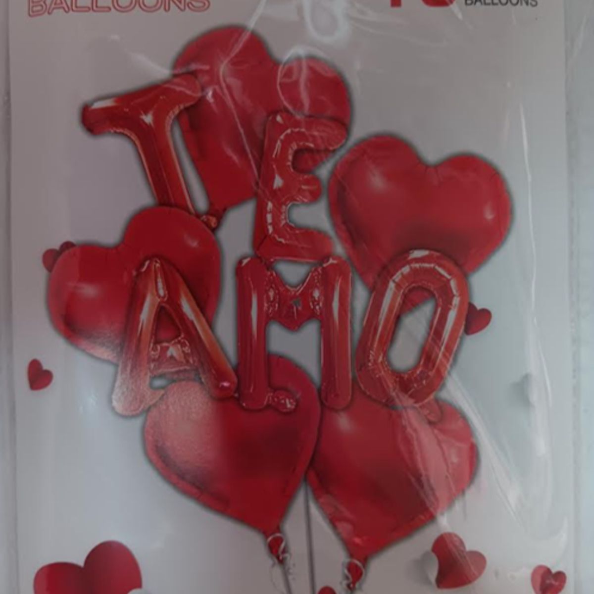 GENERICO - Kit Globos Te Amo 10 pcs
