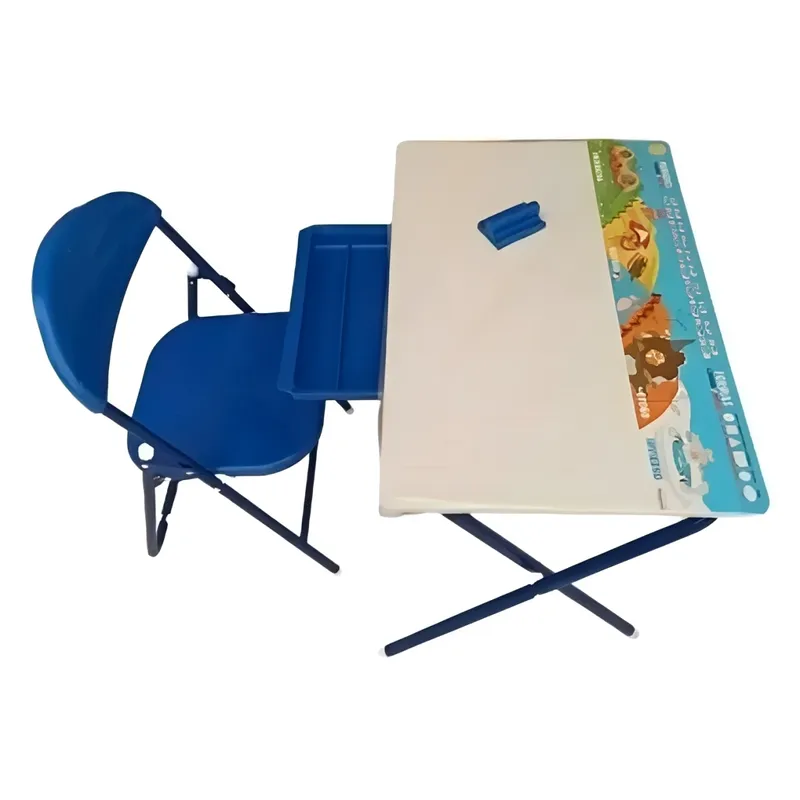 JUGANDO Y EDUCANDO - Juego Set Kinder Tablero Con Silla Y Accesorios Para Niños