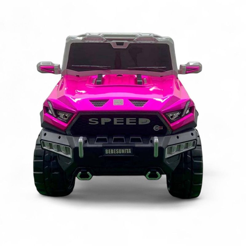 BRITOCHET - Carro Eléctrico Recargable Niño/Niña Llantas Gomas 4x4 1 a 8 Años REF BDM0922