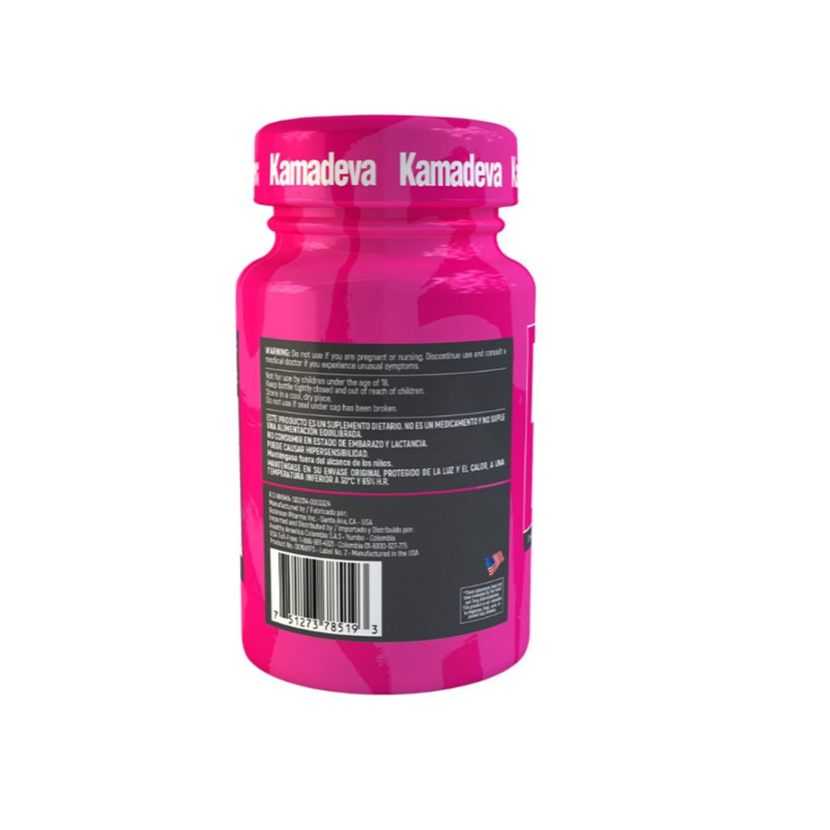 HEALTHY AMERICA - SUPLEMENTO MACA + L-TIROSINA + FENOGRECO X 30 SOFTGELS/ KAMADEVA