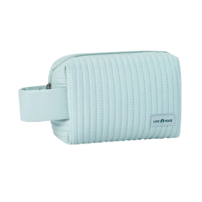 MULTIBAGS - COSMETIQUERA ORGANIZADOR MAQUILAJE NECESER VIAJE-AZUL CLARO