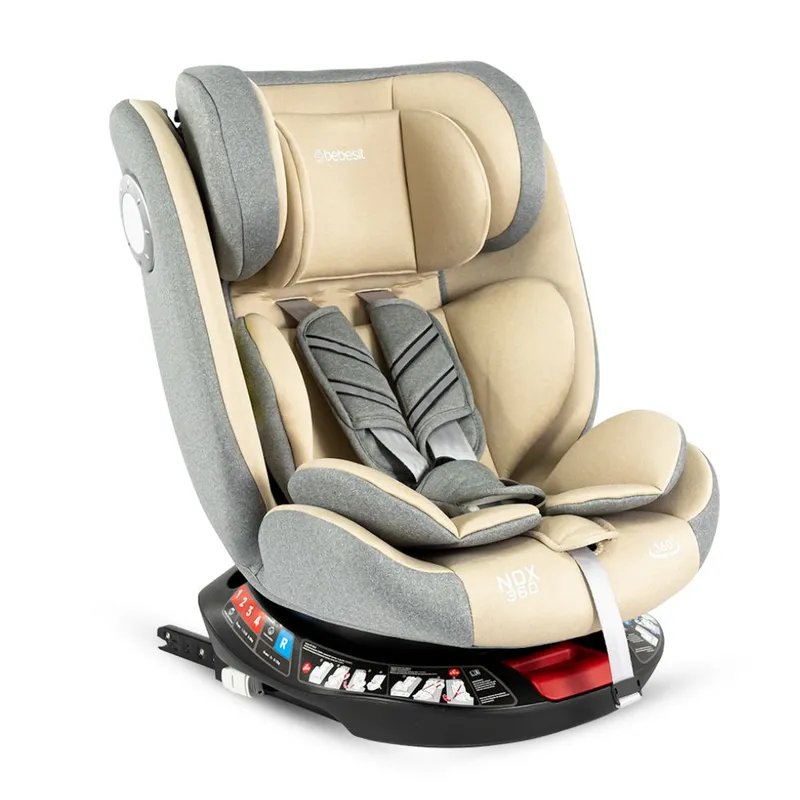 BEBESIT - Silla De Auto Nox 360 Isofix Beige