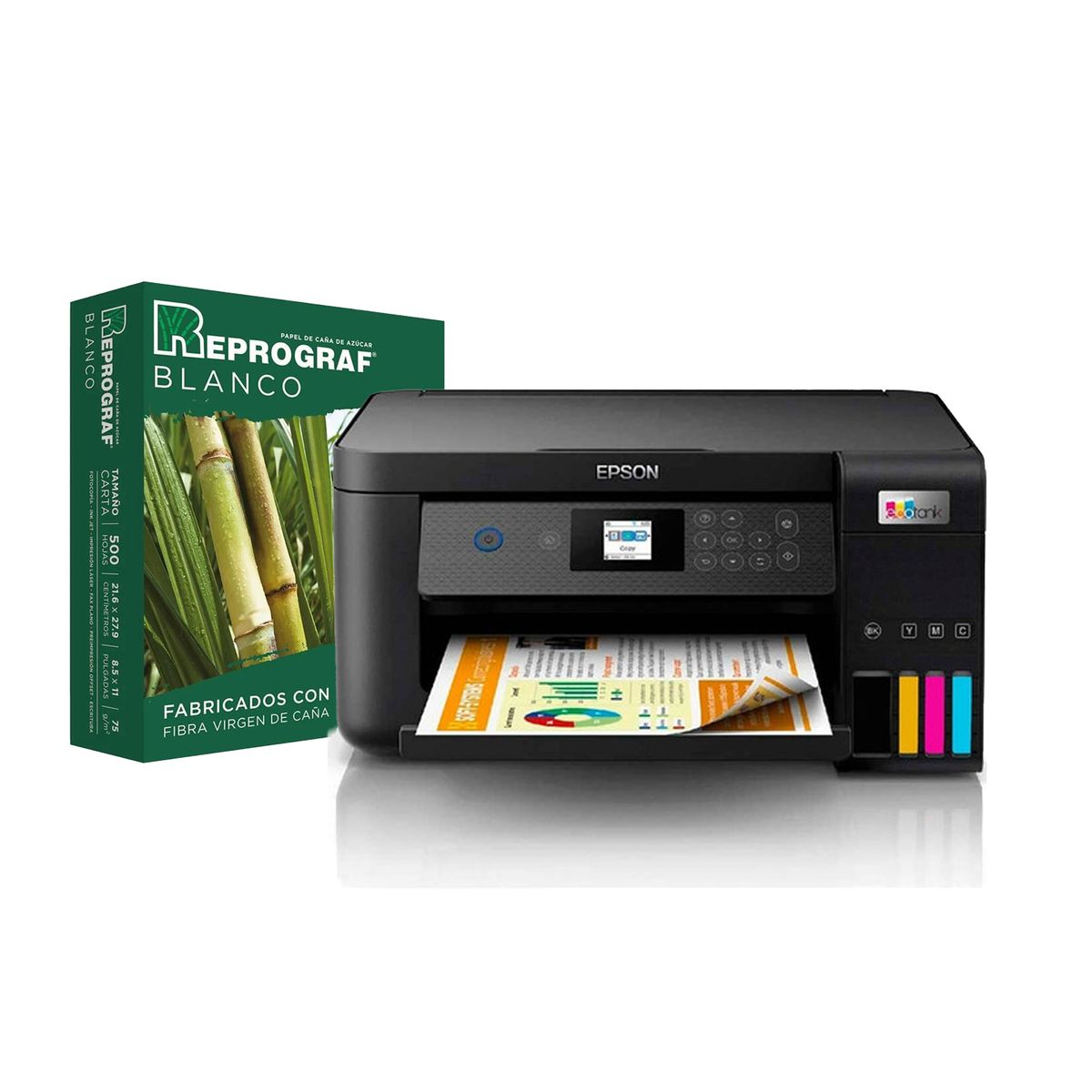 EPSON - Epson L4260 Impresora Multifuncional Ecotank Duplex + Resma