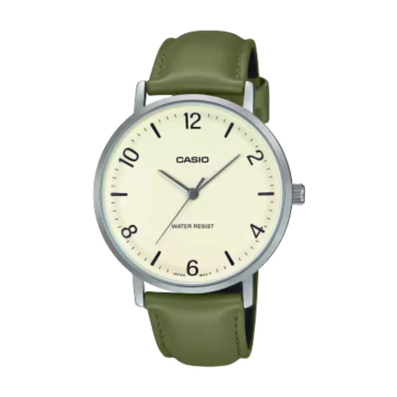 CASIO - Reloj Casio Cuero Mtp-Vt03l-7bdf Hombre