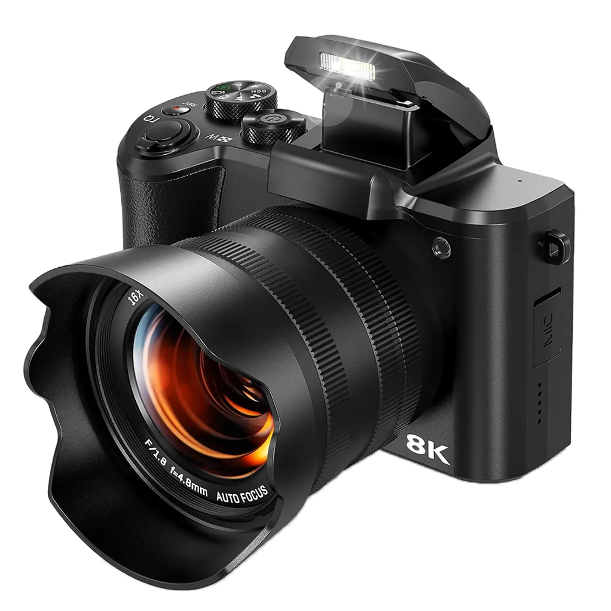 GENERICO - Cámara Digital 8k 88mp Doble Lente Pantalla Tácti Wifi