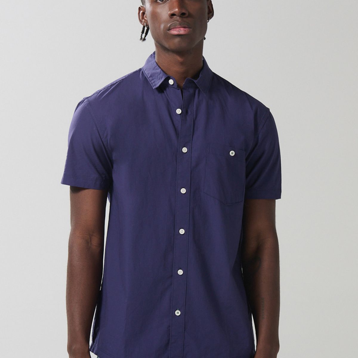 KOAJ - KOAJ Camisa sport collar manga corta en colores solidos de t Hombre