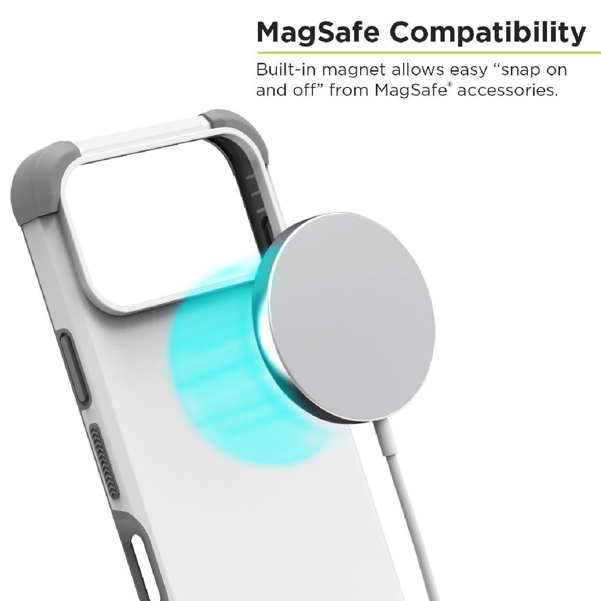 PURE GEAR - Estuche Antigolpe para iPhone 17 Pro Puregear Dualtek Blanco