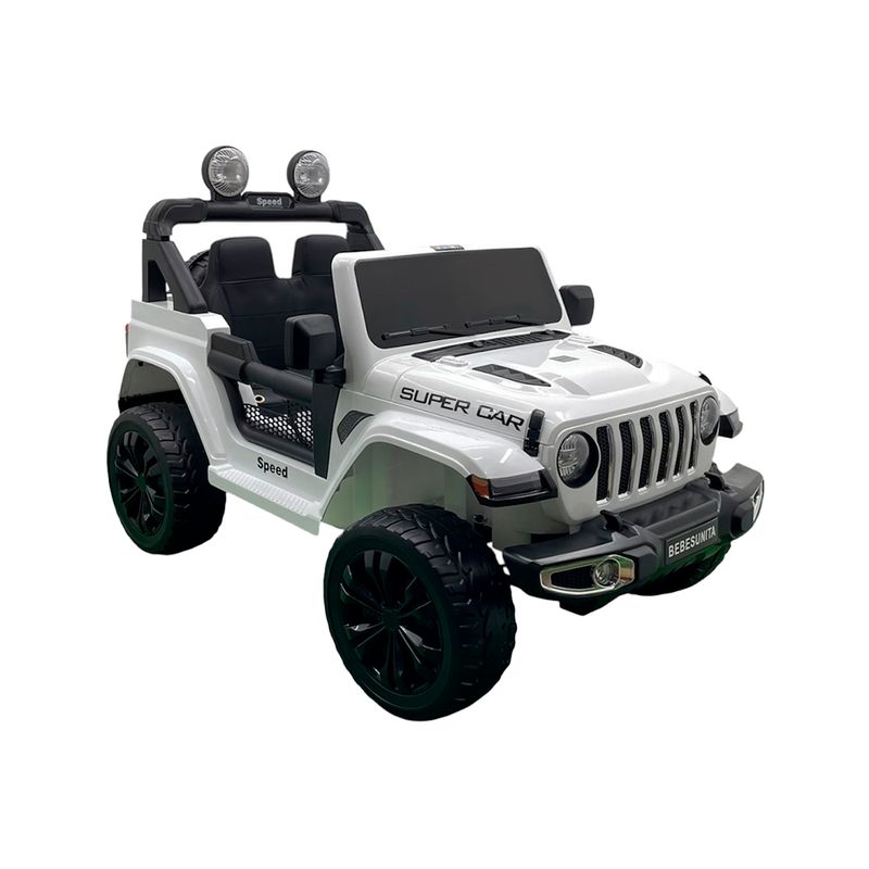 BEBESUNITA - Carro Electric Rubicon Jeep Niño C/remoto Ll/goma 1 A 6 Años
