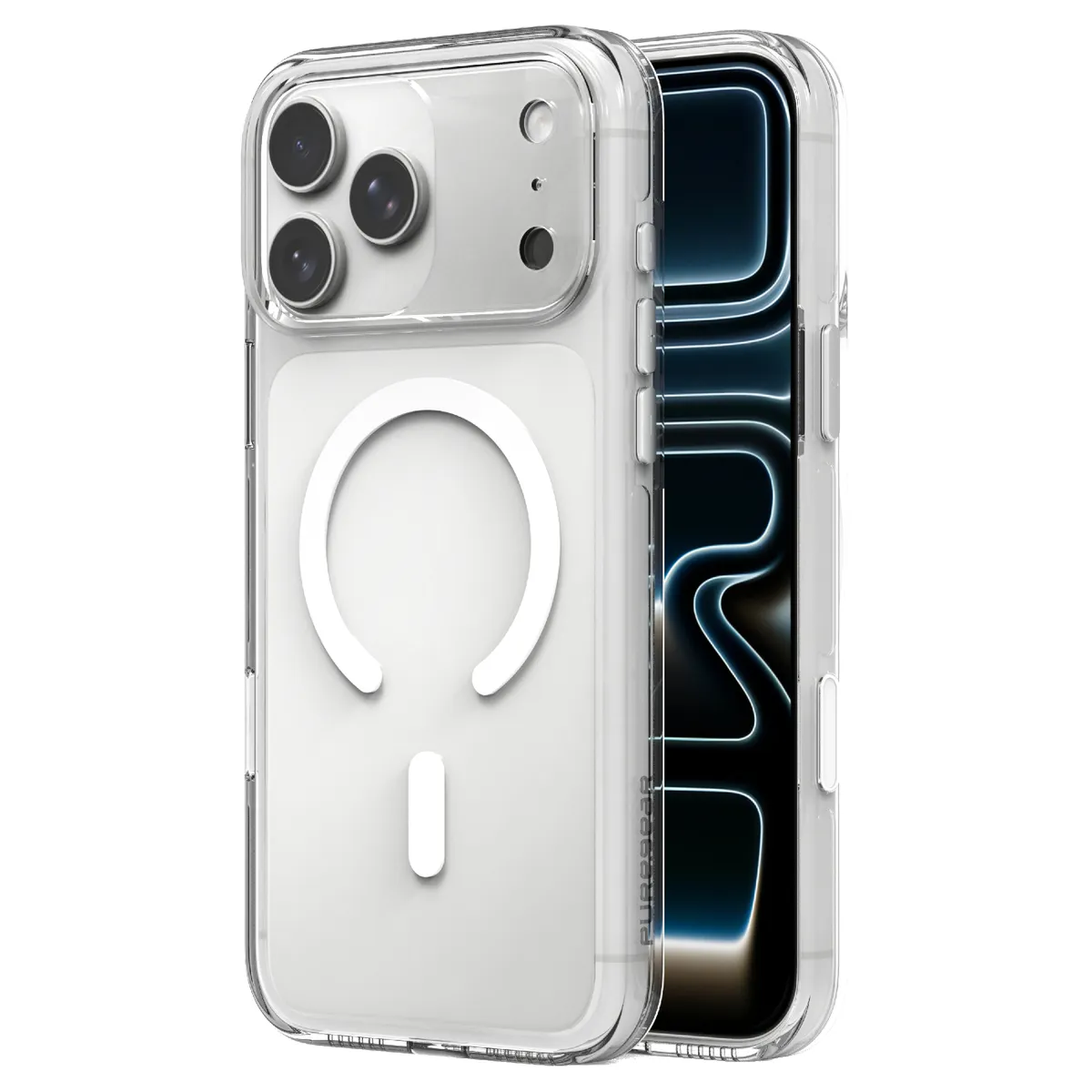 PURE GEAR - Estuche para iPhone 17 Pro Max Puregear SlimShell Ultra Transparente