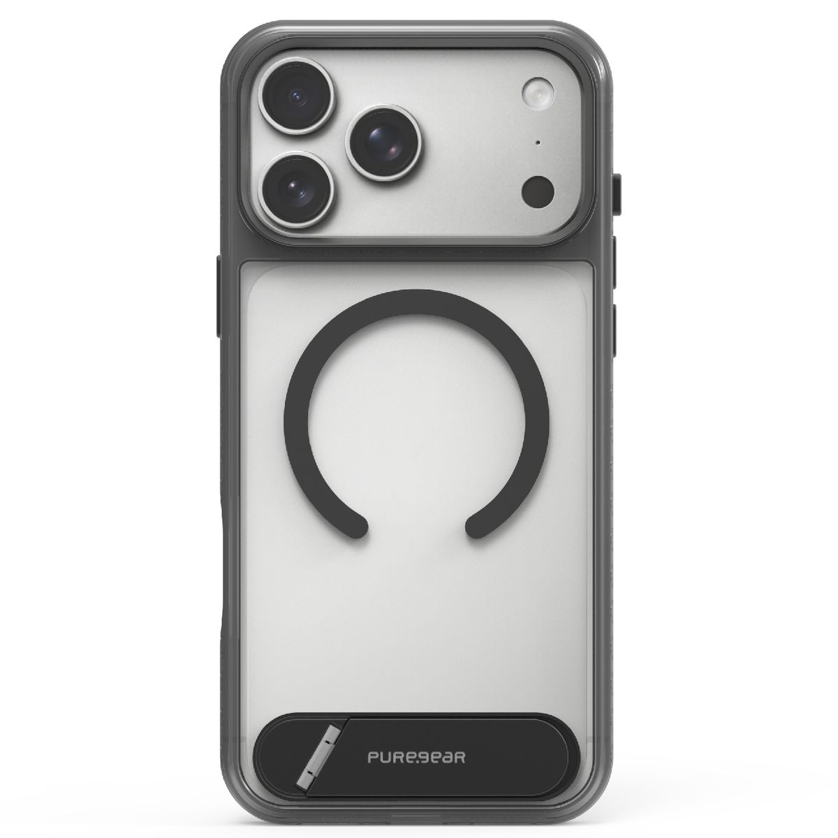 PURE GEAR - Estuche para iPhone 17 Pro Max Puregear SlimShell Plus Kik Clear-Negro
