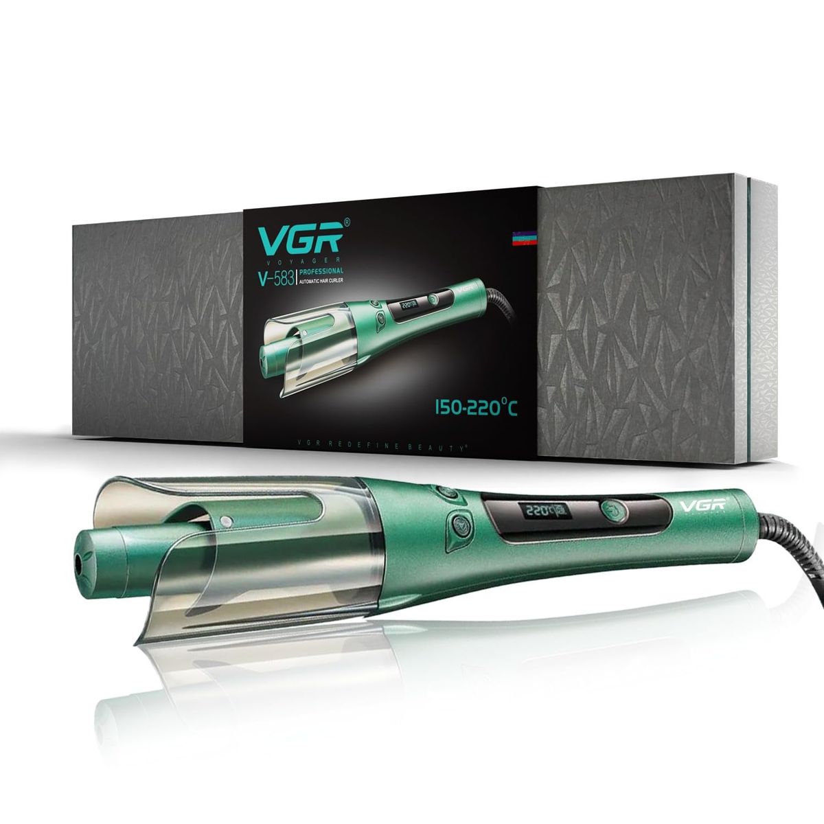 VGR - Rizador De Pelo Eléctrico Profesional