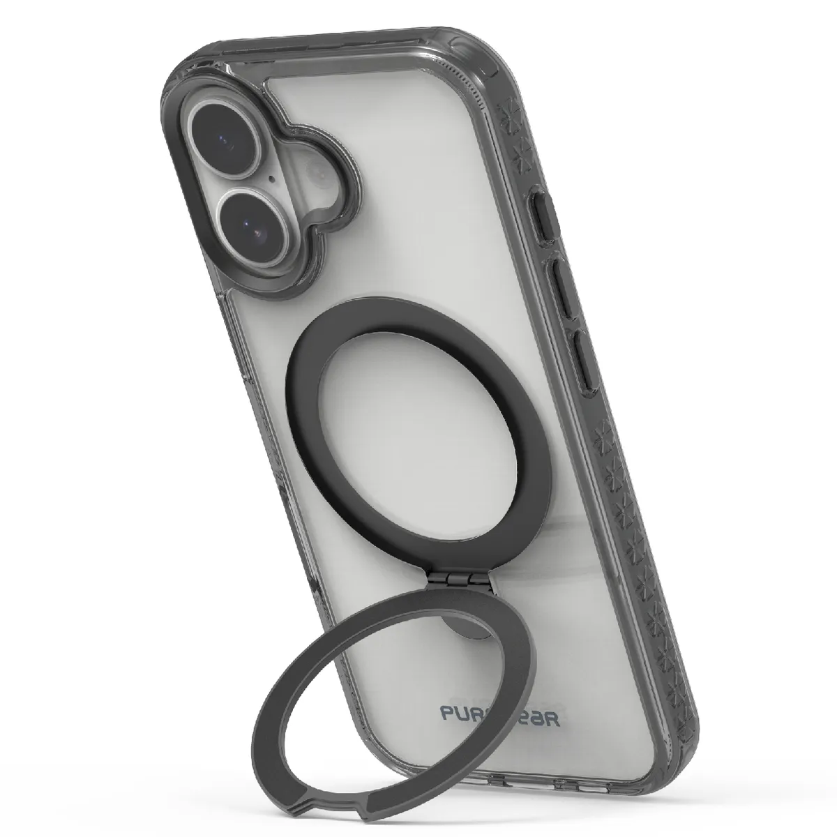 PURE GEAR - Estuche para iPhone 17 Puregear SlimShell Plus Kik Clear-Negro