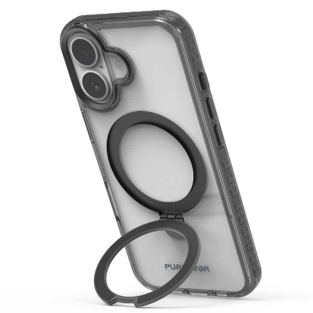 PURE GEAR - Estuche para iPhone 17 Puregear SlimShell Plus Kik Clear-Negro