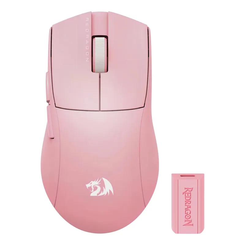REDRAGON - MOUSE REDRAGON M916 KING PRO 4K ROSA BLUETHOOT USB 24HZ