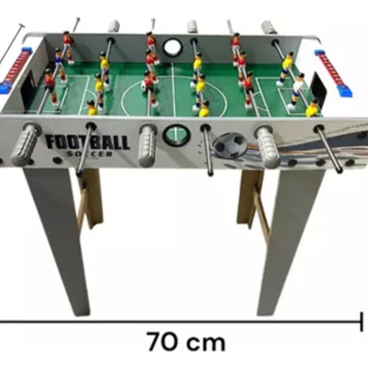 JUGUETERIA EXPRESS - Futbolin De Madera Juego De Mesa 69cm Alrgo Con Patas