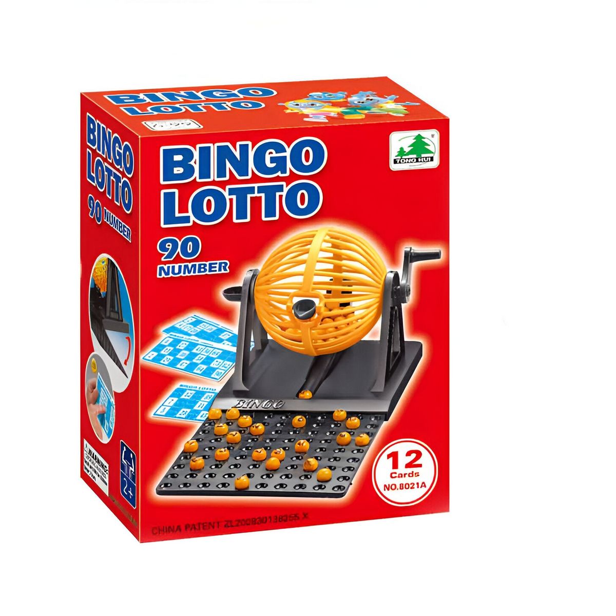 GENERICO - Bingo Lotto Juego De Mesa Interactivo + Balotera+ 90 Balotas