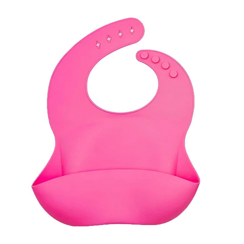 GENERICO - Baberos Para Bebe En Silicona Fácil Lavado Portable Unisex