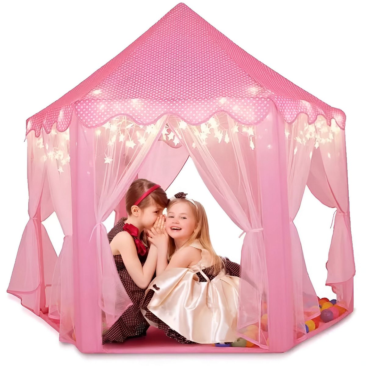 GENERICO - Carpa Camping Set Campamento Niña Diversion Con 6 Entradas