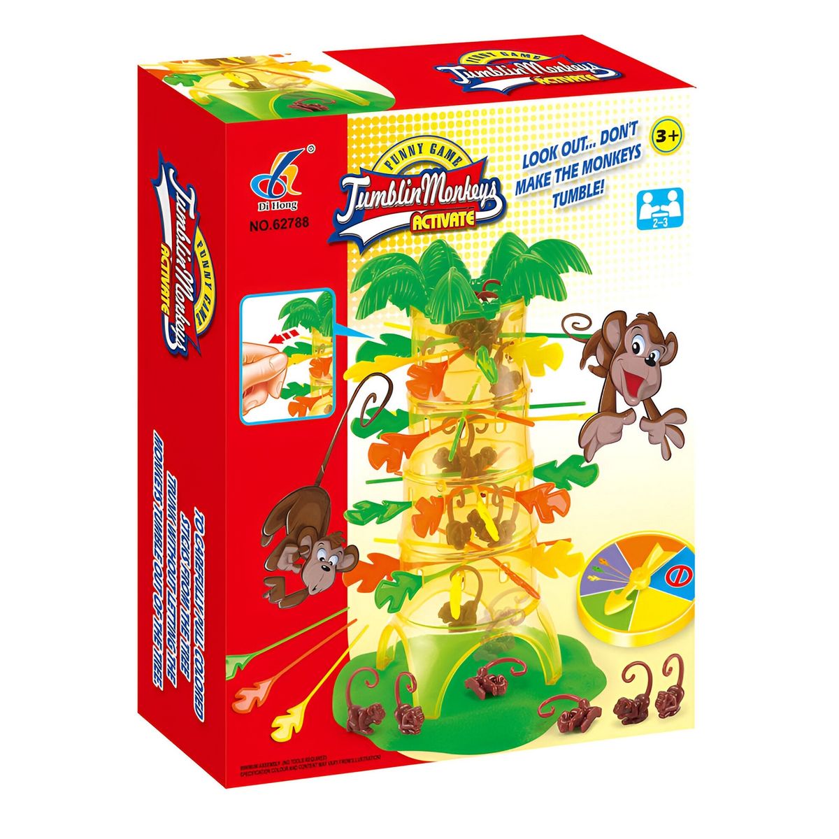 GENERICO - Jenga Agilidad Destreza Mono Juego Mesa Estrategia Monkey