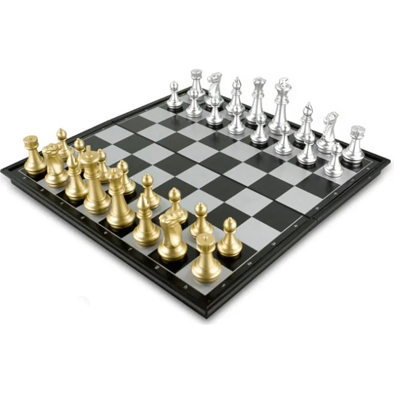 JUGUETERIA EXPRESS - Ajedrez De Tablero Plegable Magnetico 36cm Juego De Mesa