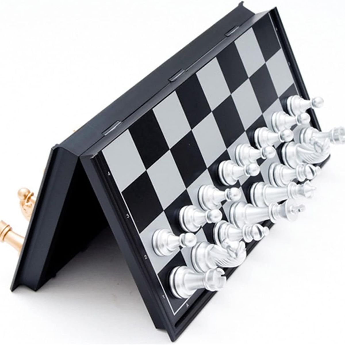 JUGUETERIA EXPRESS - Ajedrez De Tablero Plegable Magnetico 36cm Juego De Mesa