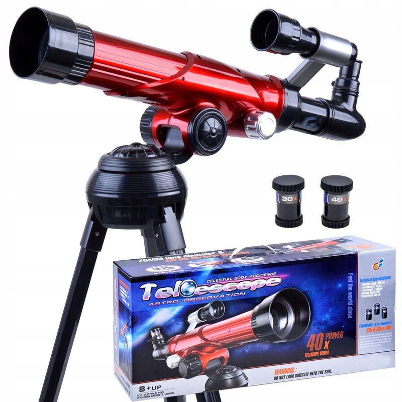 JUGUETERIA EXPRESS - Telescopio Astronómico Infantil 3 Aumentos Con Tripode