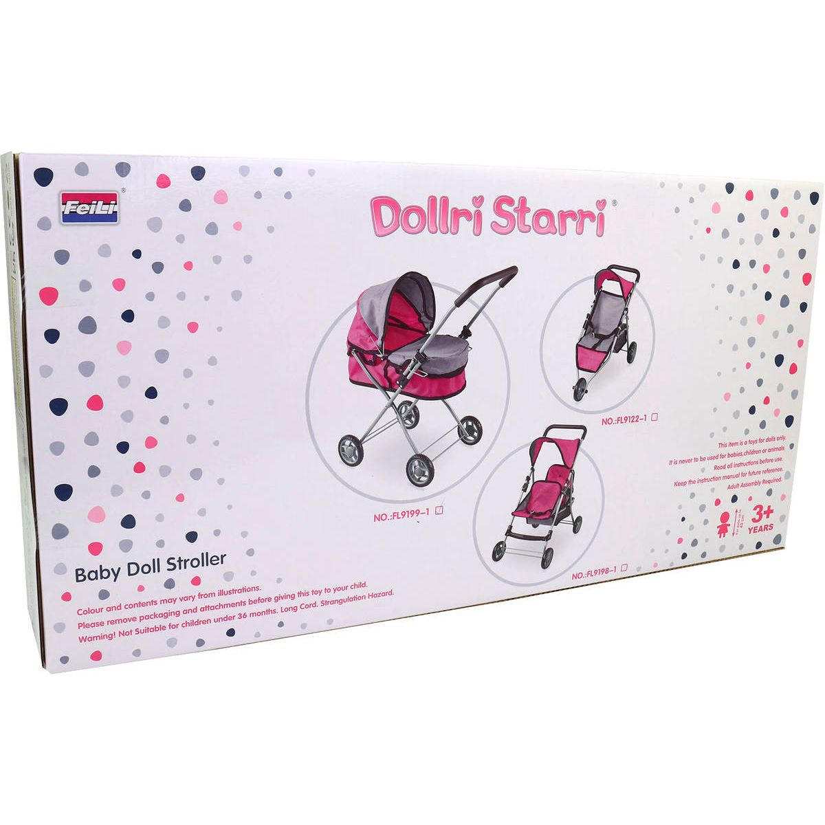 JUGUETERIA EXPRESS - Juguete Coche Tipo Moises Para Muñecas Metalico Grande