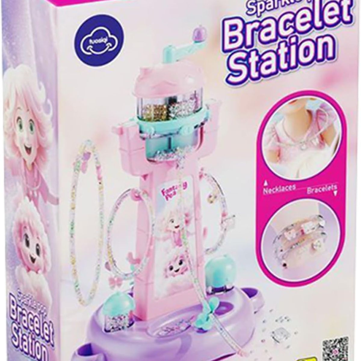 JUGUETERIA EXPRESS - Juego Maquina Para Hacer Pulseras Collares Bisuteria Niñas