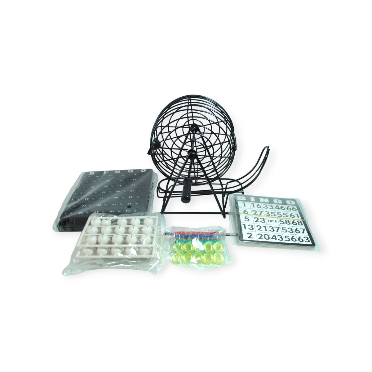 JUGUETERIA EXPRESS - Bingo Balotera Metalica Juego De Mesa Familiar 75 Números