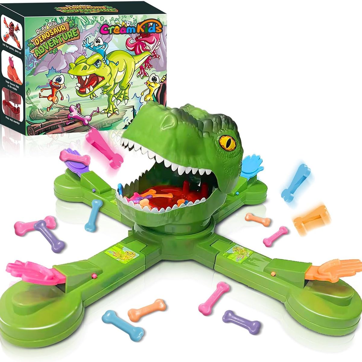 JUGUETERIA EXPRESS - Juego De Mesa Infantil Familiar Dino Hambriento Comelon