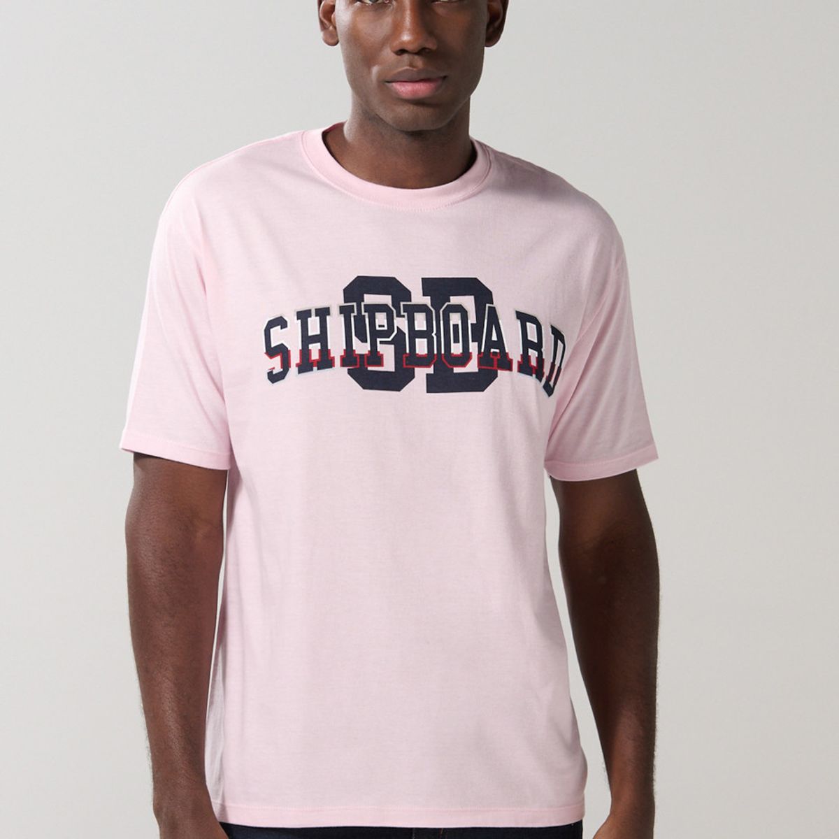 KOAJ - KOAJ Camiseta college unicolor en algodón con manga corta Hombre