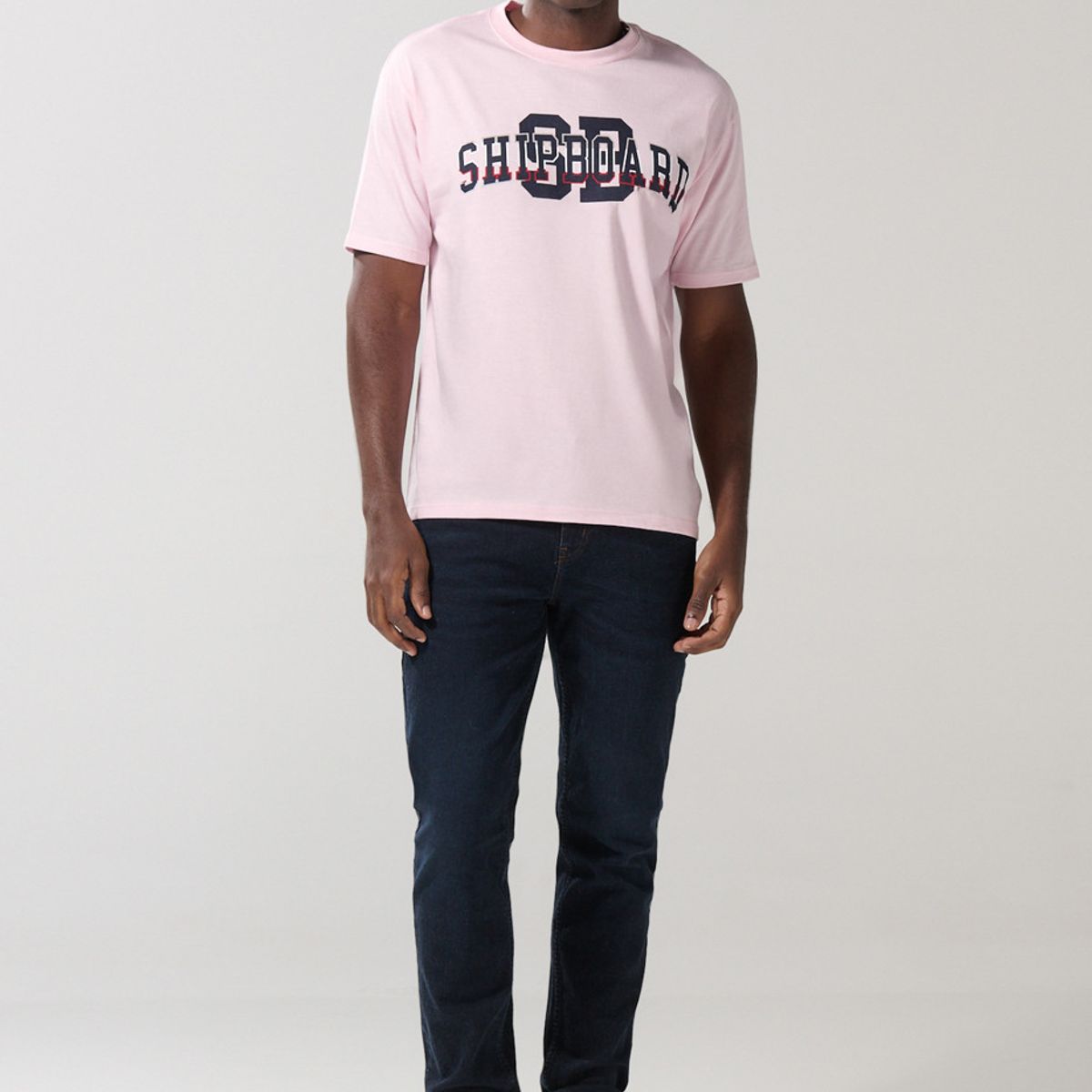 KOAJ - KOAJ Camiseta college unicolor en algodón con manga corta Hombre