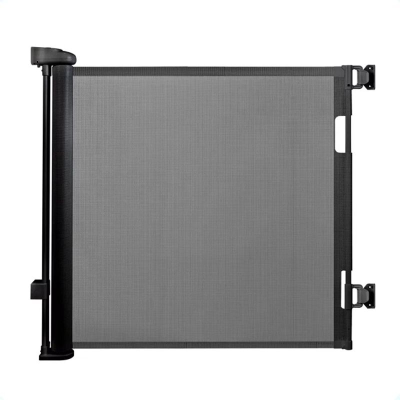 OEM - Puerta Retráctil de Seguridad Negra Para Niños y Mascotas
