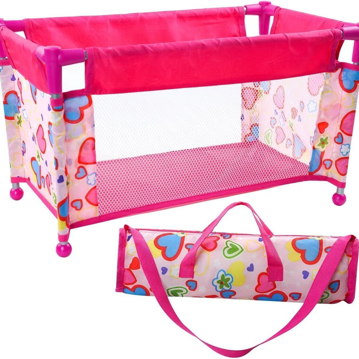 JUGUETERIA EXPRESS - Juguete Cuna Para Bebe Reborn Con Pañalera 52cm Largo