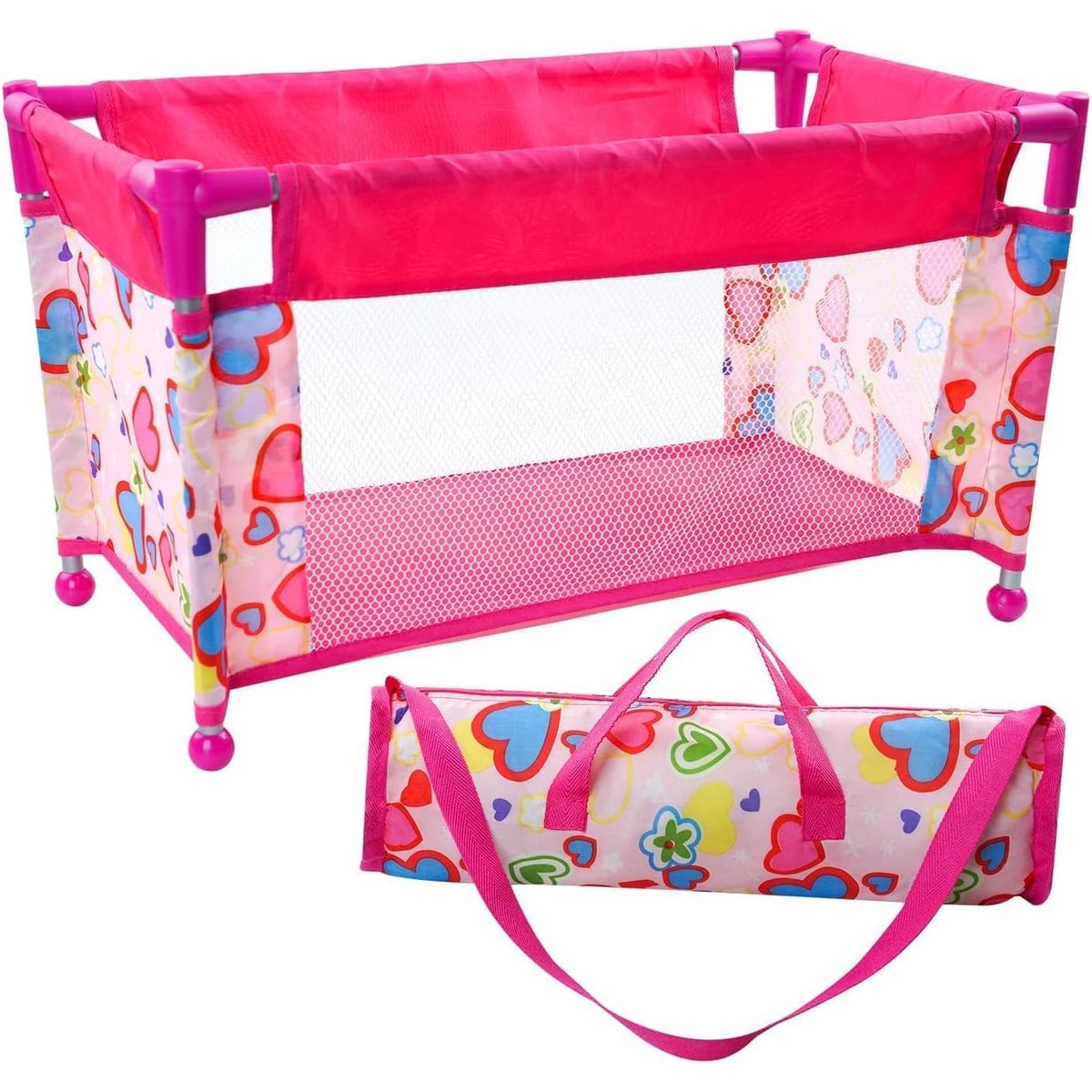 JUGUETERIA EXPRESS - Juguete Cuna Para Bebe Reborn Con Pañalera 52cm Largo