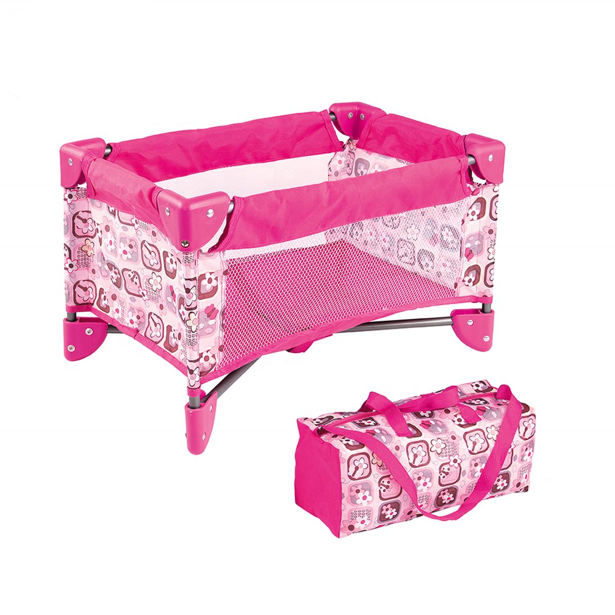 JUGUETERIA EXPRESS - Juguete Cuna Para Bebe Reborn Con Pañalera 52cm Largo