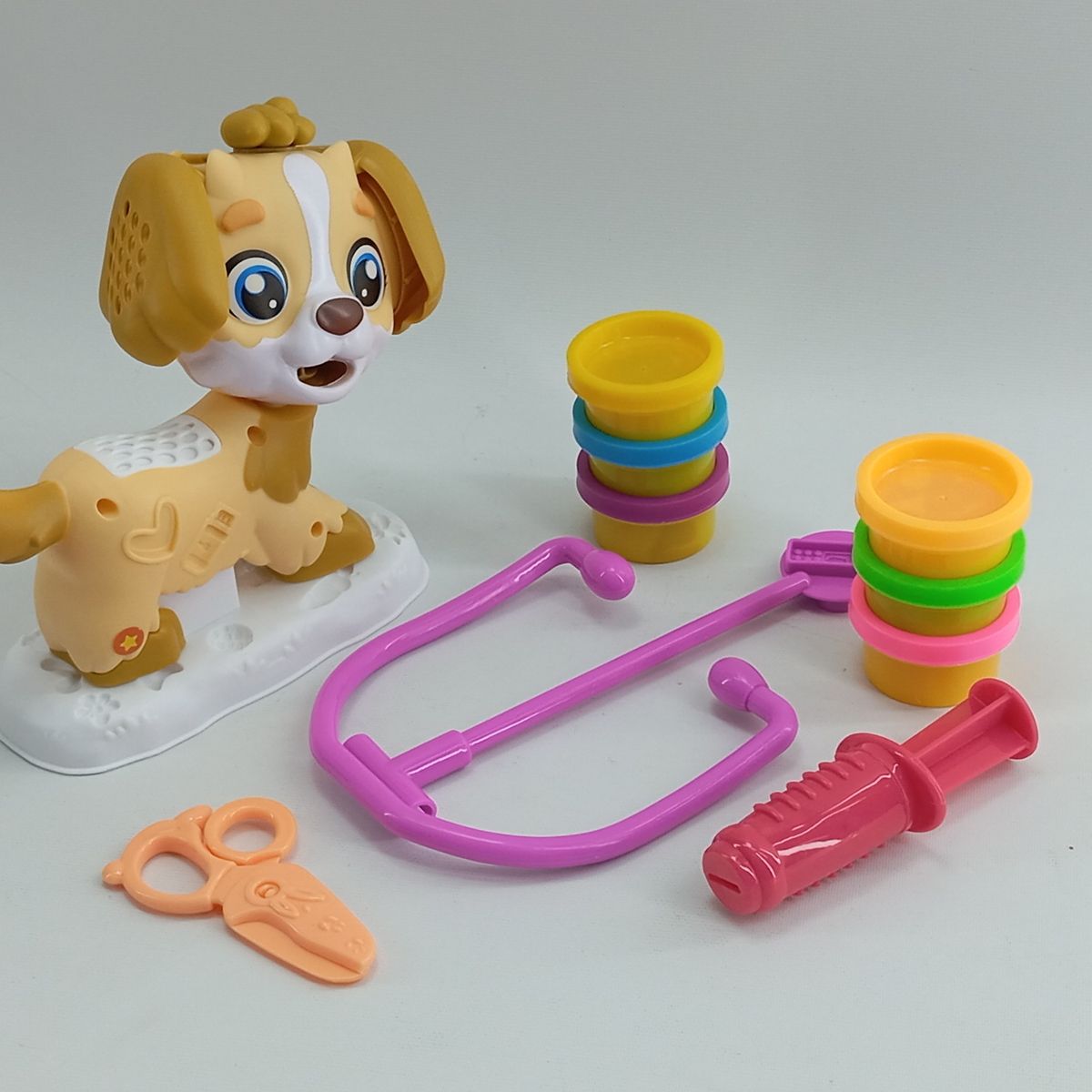 JUGUETERIA EXPRESS - Set Juguete Plastilina Perro Moldeable Con Accesorios