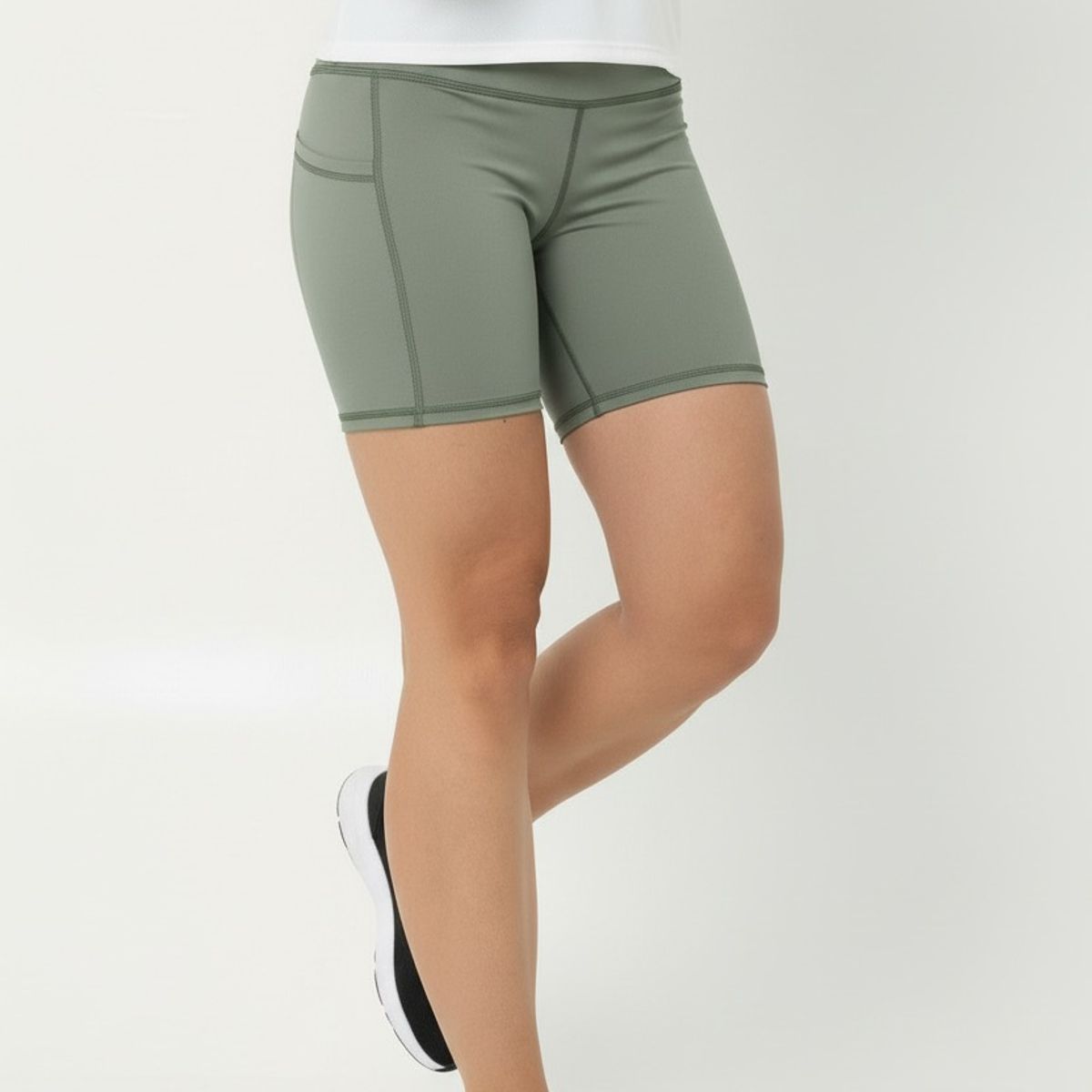 BELIFE - Ciclista deportivo verde para mujer