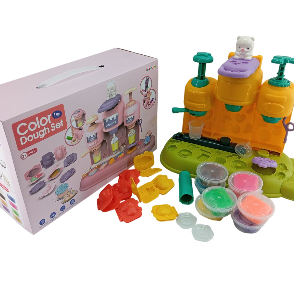 JUGUETERIA EXPRESS - Set Juguete Plastilina Heladeria Moldeable Con Accesorios